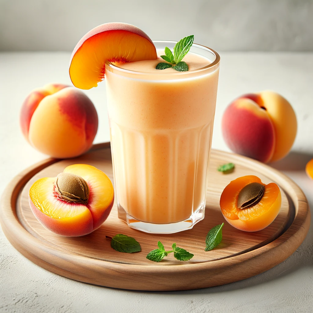 peach apricot frullato