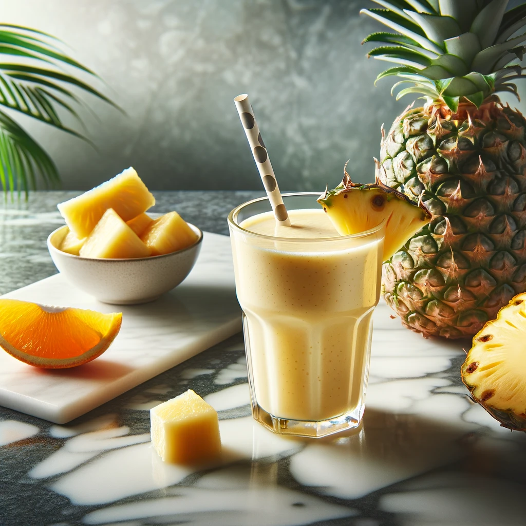 pineapple yogurt smoothie