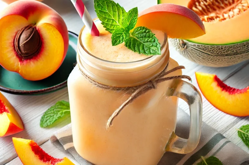 Smoothie Pesca e Melone: Bevanda Rinfrescante Estiva